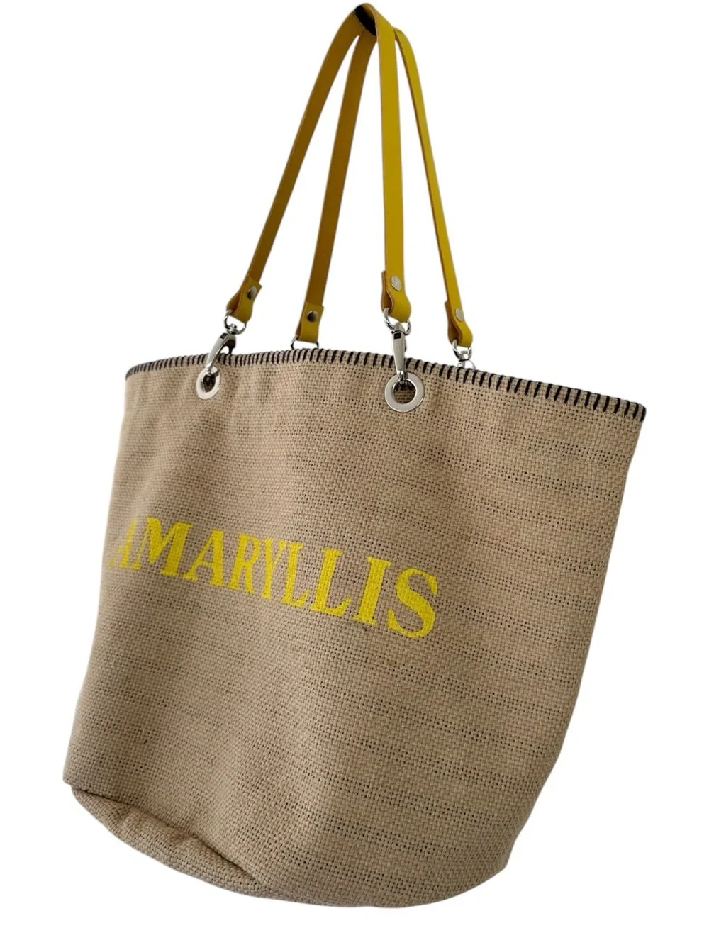 Saint James • “Amaryllis” Jute Tote Bag